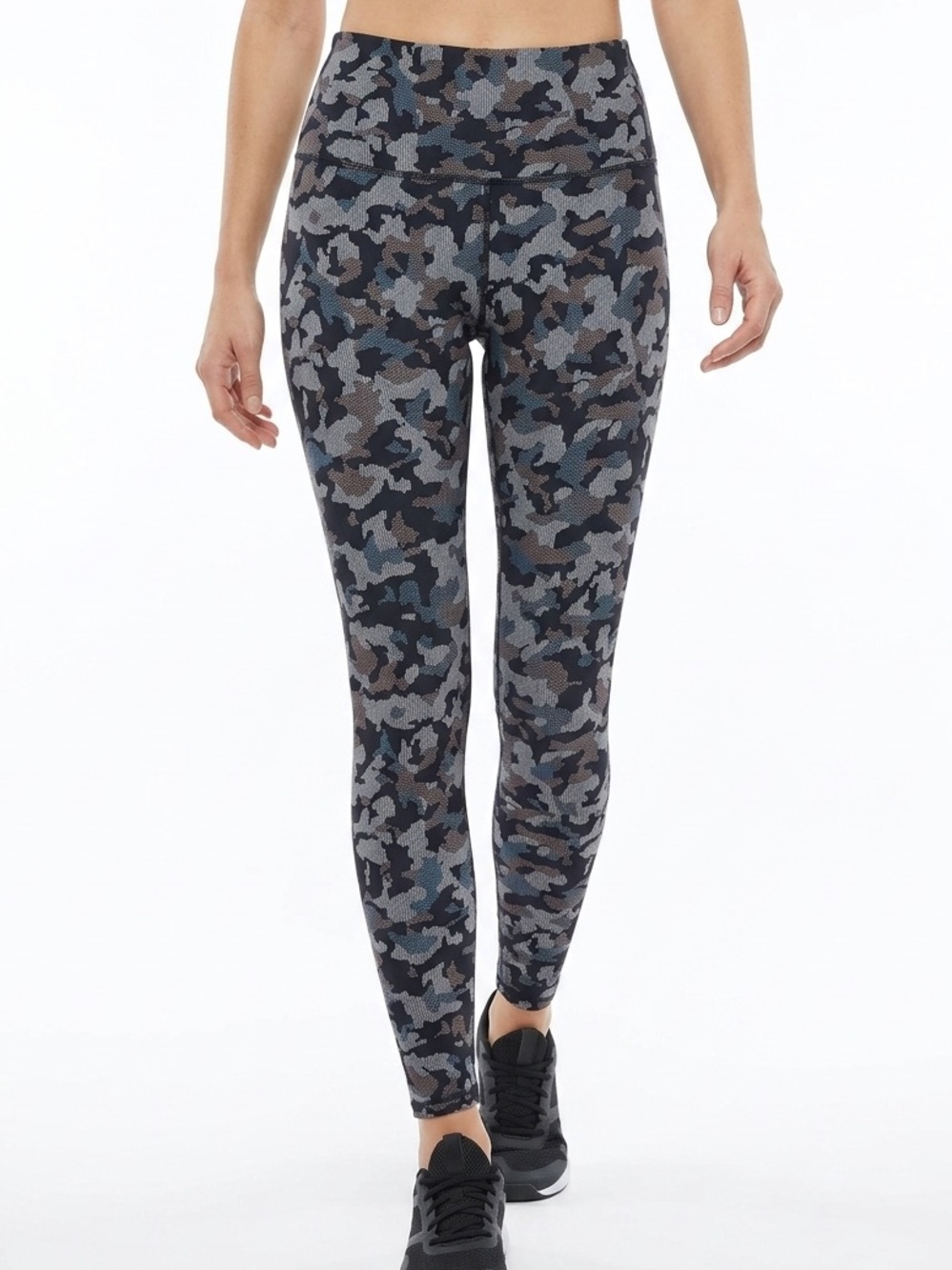 Spyder women’s leggings size M medium‎ black and gray